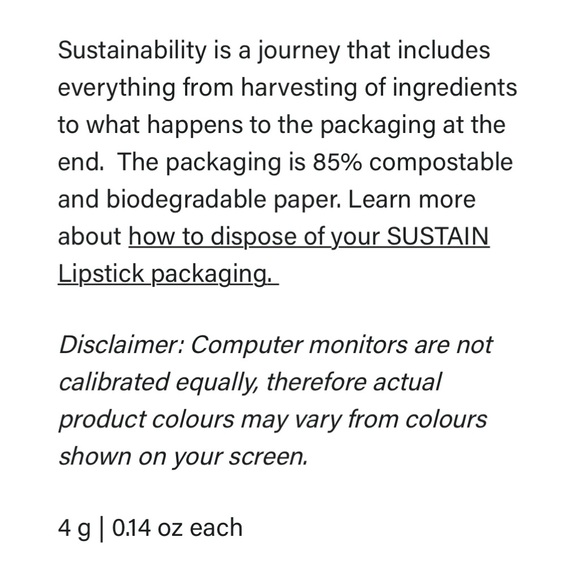 NWT Cheekbone Sustain Lipstick 💄 - Picture 6 of 9